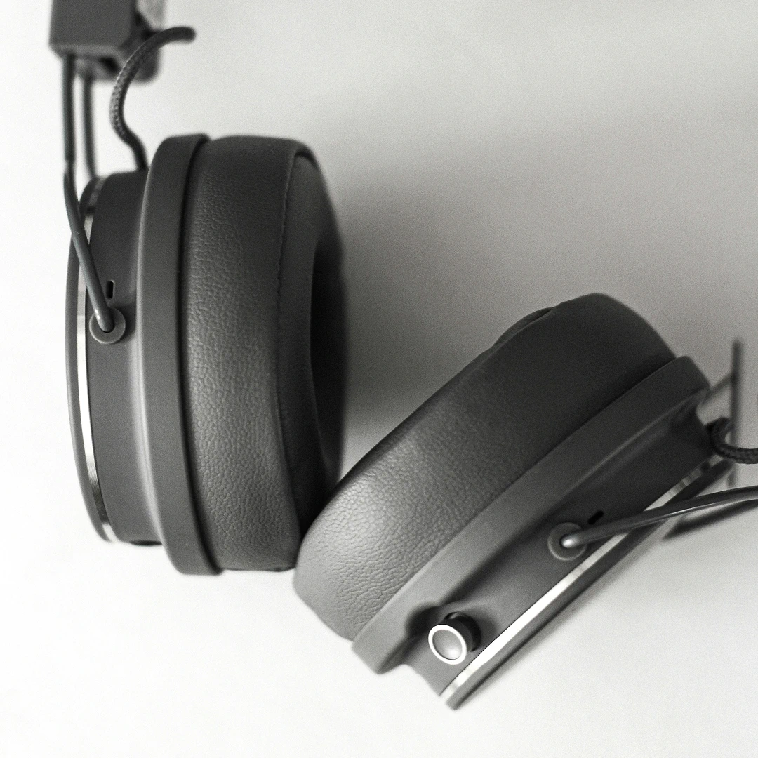 Black headphones