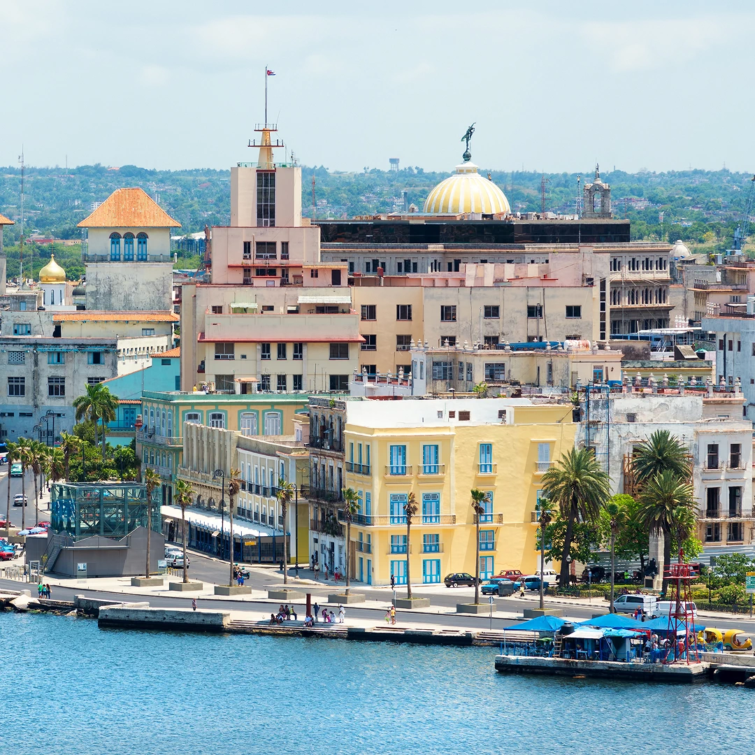 Cityscape depicting the unique urban landscape of Puerto Rico