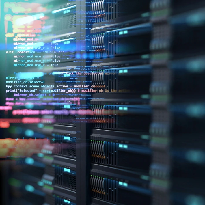 servers and lines of code