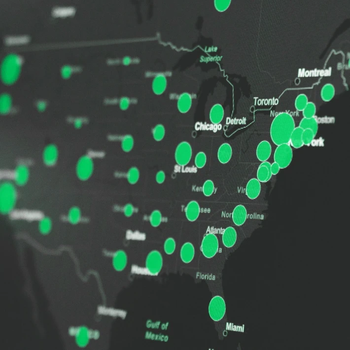 a US map that allows pharma companies trace drugs